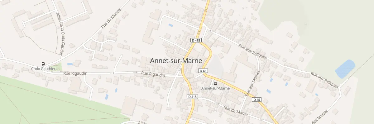 Plan du 33 Rue du Général de Gaulle à Annet-sur-Marne