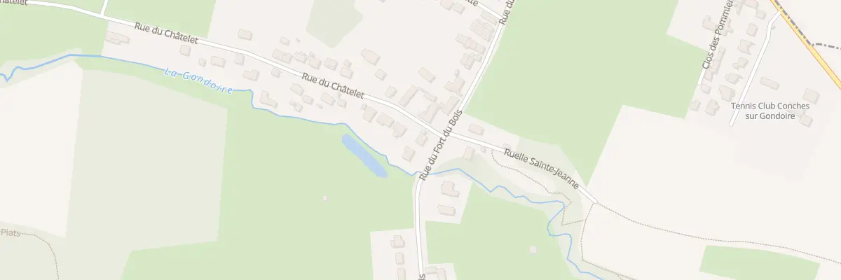 Plan du 25 Rue du Fort du Bois à Conches-sur-Gondoire