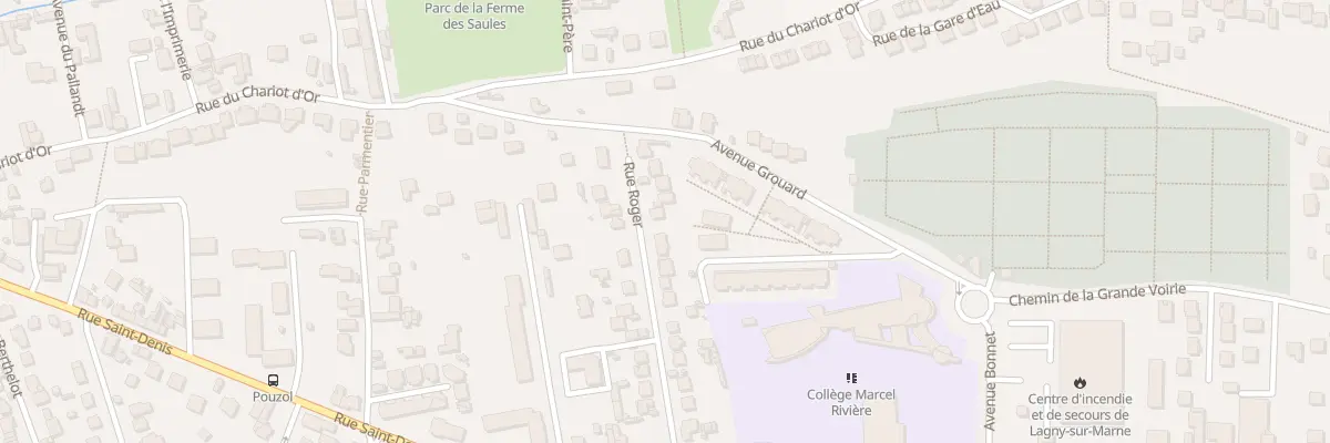 Plan du 9 Rue Roger à Lagny-sur-Marne