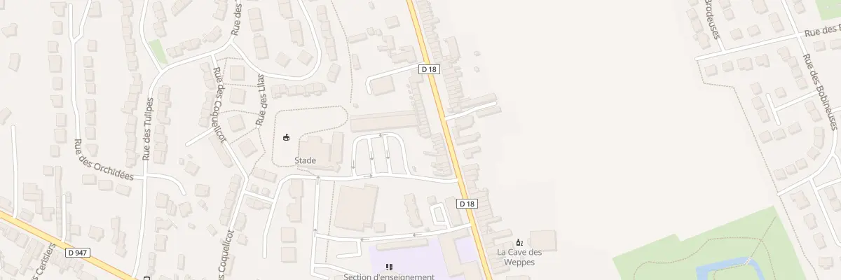Plan du 47 Rue du College à Estaires