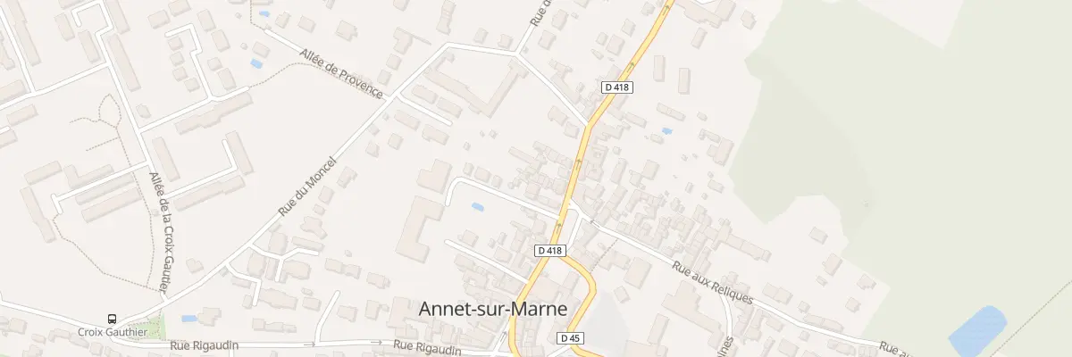 Plan du 28 Rue du Général de Gaulle à Annet-sur-Marne