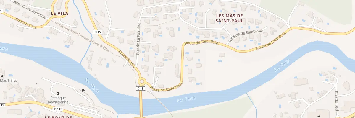 Plan du 147 Rte de Saint Paul à Reynès