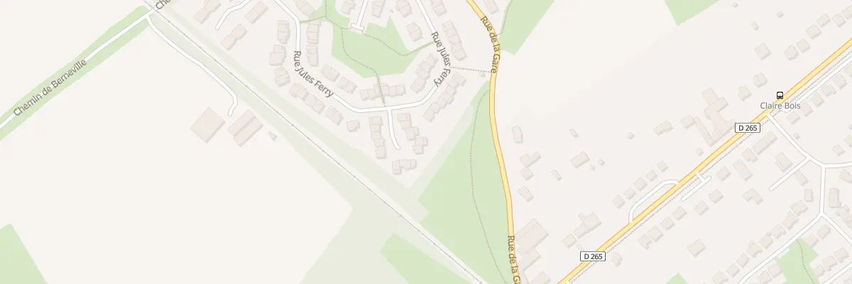 Plan du 55 Rue Jules Ferry à Dainville