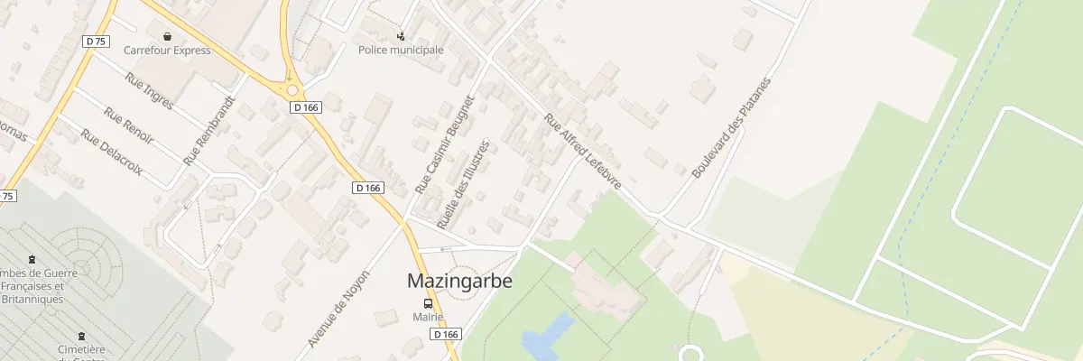 Plan du 2 Av Louis Mercier à Mazingarbe