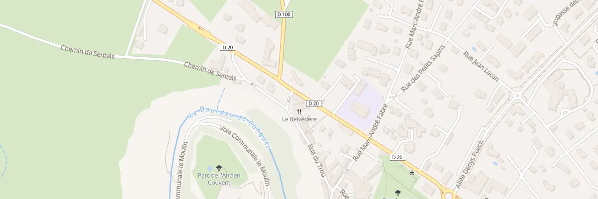 Plan du 13 Rte du Maquis Jean Pierre à Bozouls