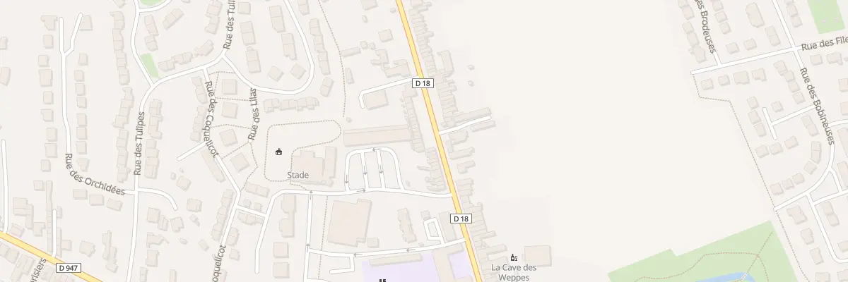 Plan du 55 Rue du College à Estaires