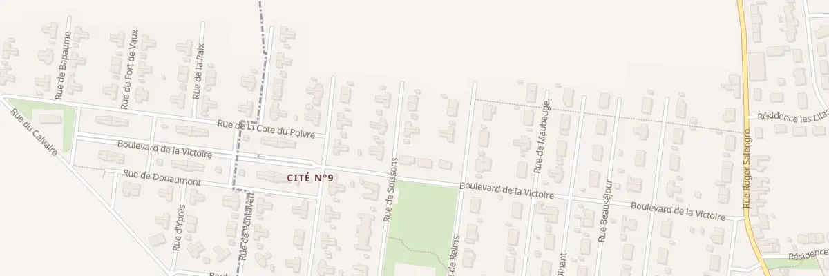 Plan du 2 Rue de Soissons à Annequin
