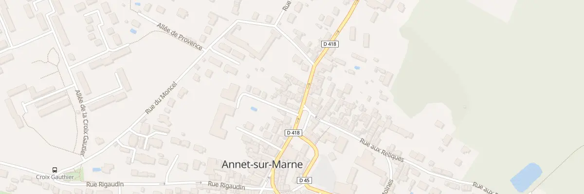 Plan du 42 Rue du Général de Gaulle à Annet-sur-Marne