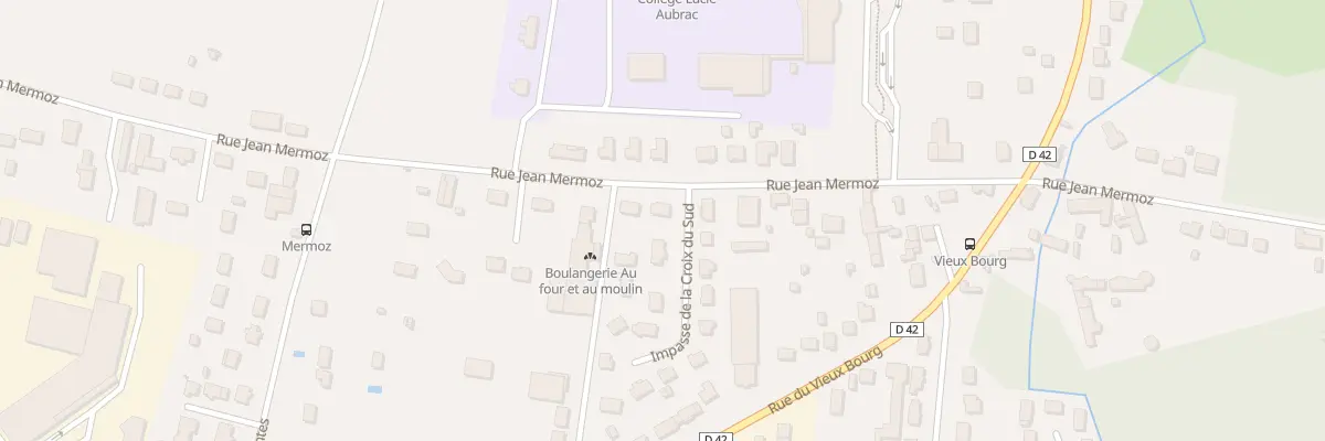Plan du 61 Rue Jean Mermoz à Villemandeur