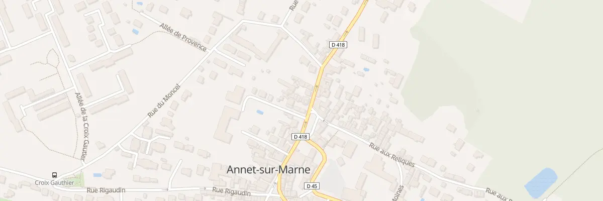 Plan du 40 Rue du Général de Gaulle à Annet-sur-Marne