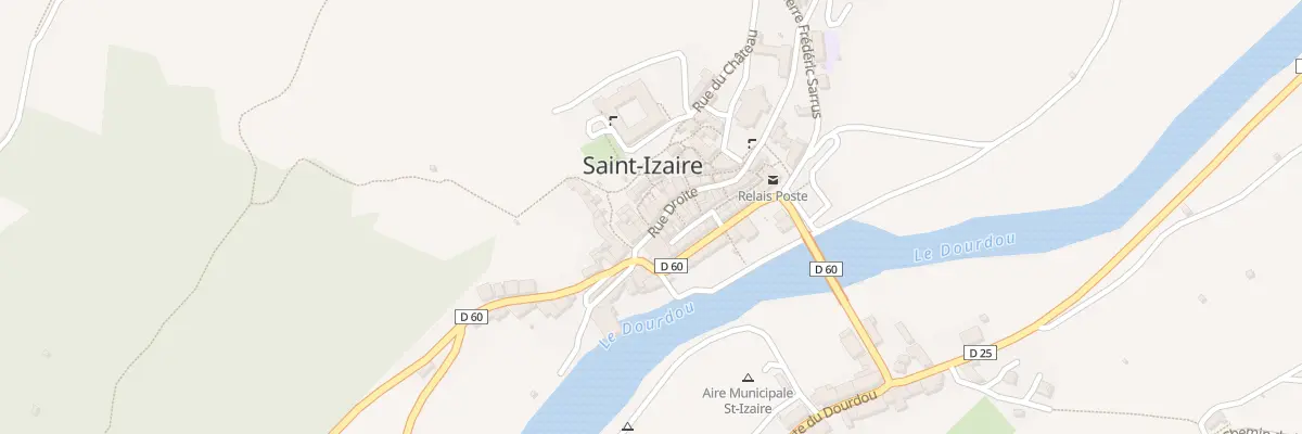 Plan du 5053A Rue Droite à Saint-Izaire