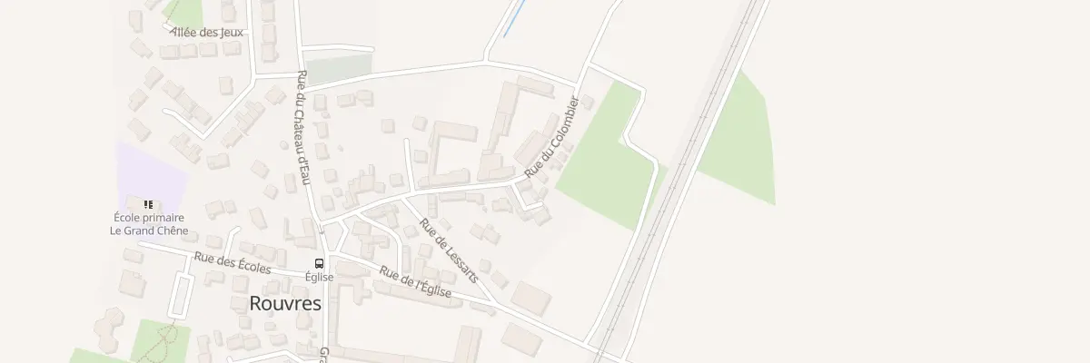 Plan du 12 Rue du Colombier à Rouvres
