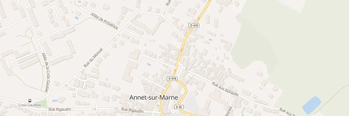 Plan du 34 Rue du Général de Gaulle à Annet-sur-Marne