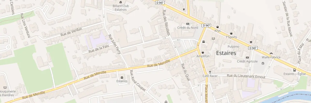 Plan du 8 Rue de Merville à Estaires