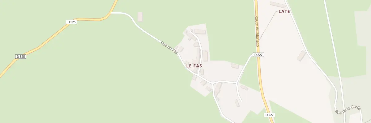 Plan du 5053 Le Fas à La Cellette
