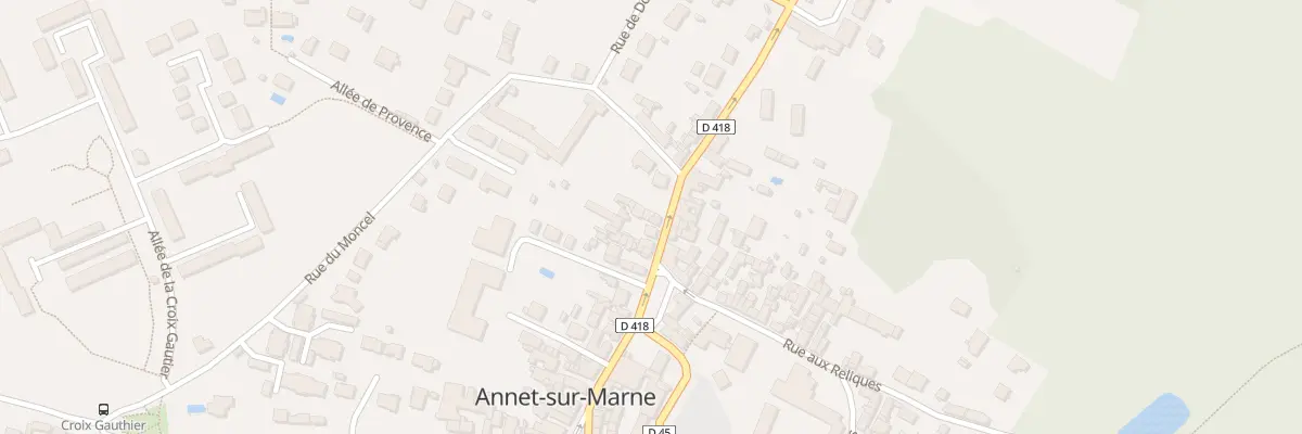 Plan du 20 Rue du Général de Gaulle à Annet-sur-Marne