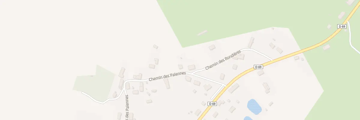 Plan du 130 Che des Palennes à Durdat-Larequille