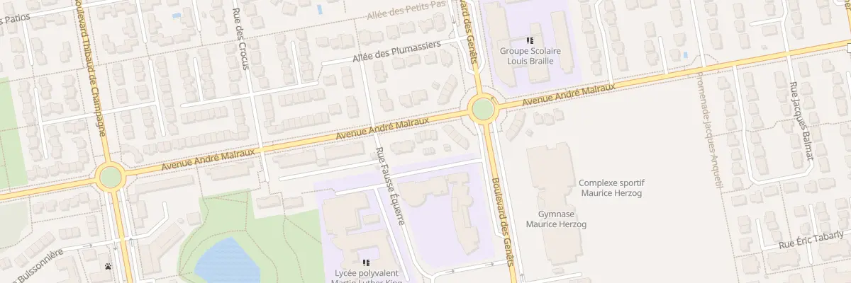 Plan du 90 Av André Malraux à Bussy-Saint-Georges