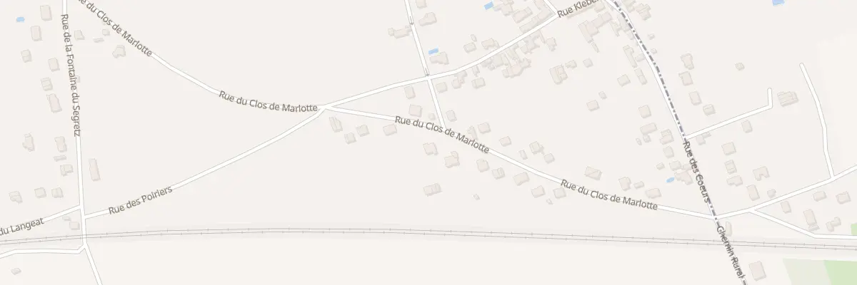 Plan du 34 Rue du Clos de Marlotte à Bourron-Marlotte