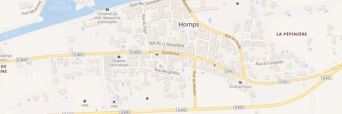 Plan du 17 Grand Rue à Homps