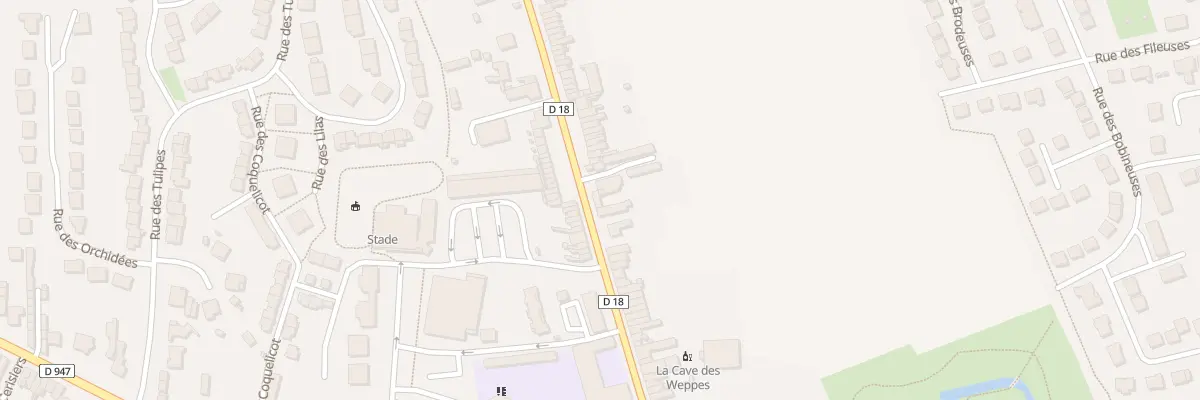 Plan du 76T Rue du College à Estaires
