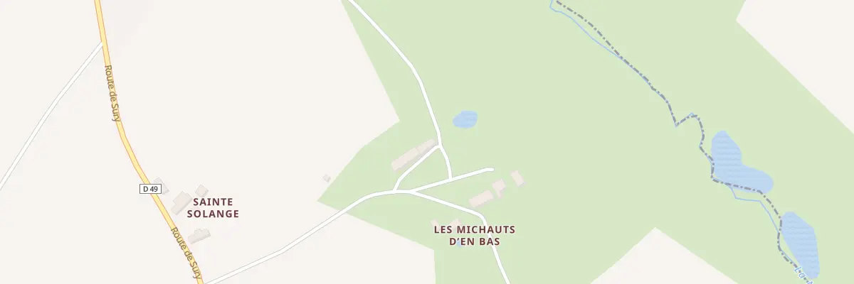Plan du 5090 Les Michaux d’En Bas à Pierrefitte-ès-Bois
