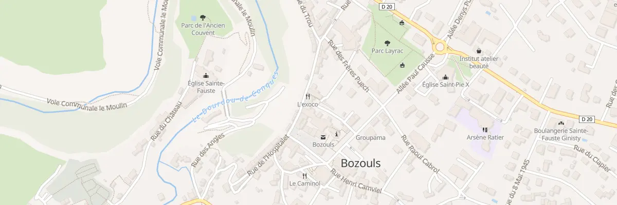 Plan du 6 Rue du Trou à Bozouls