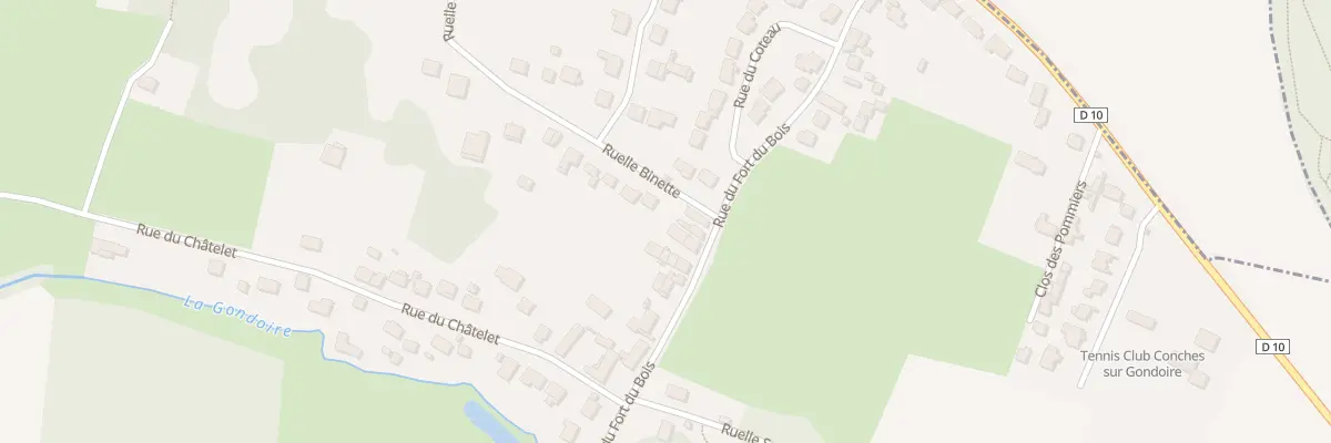 Plan du 37 Rue du Fort du Bois à Conches-sur-Gondoire