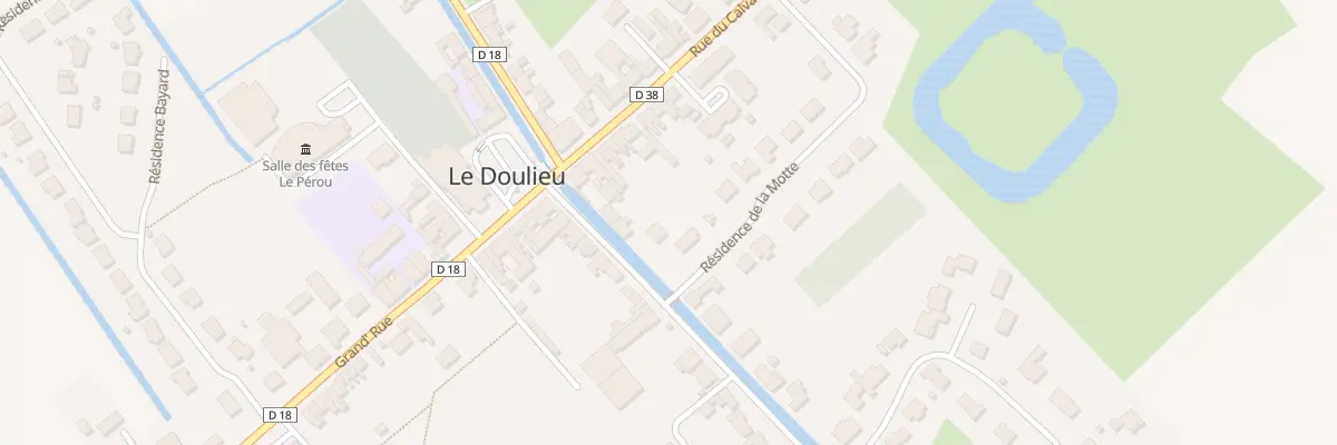 Plan du 77 Rue des Ecoles au Doulieu