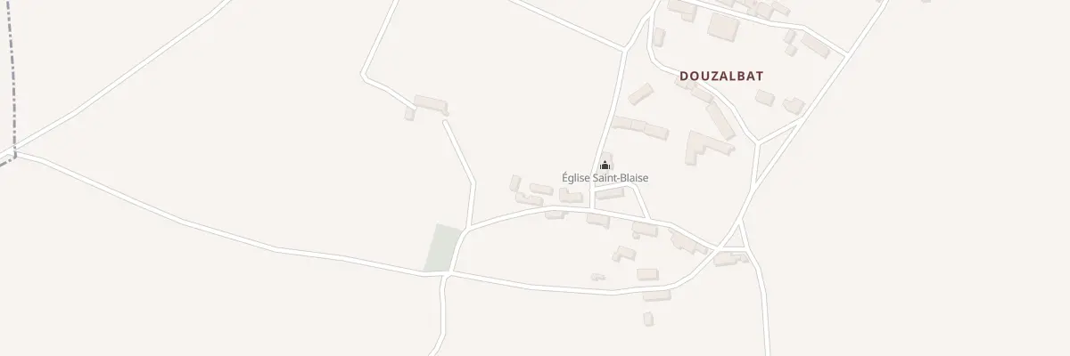 Plan du 5226 Douzalbat à Thérondels