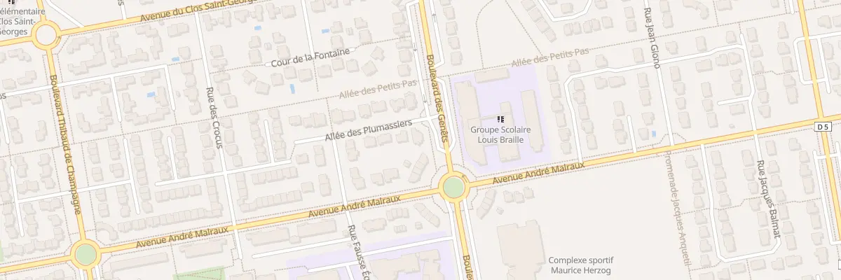 Plan du 16 All des Plumassiers à Bussy-Saint-Georges