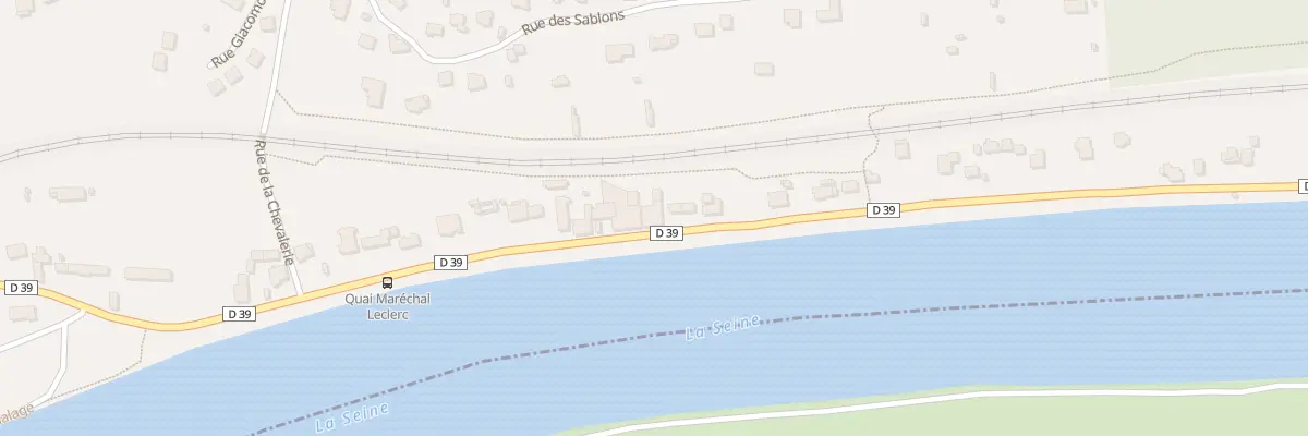 Plan du 25 Quai du Gen Leclerc à Chartrettes