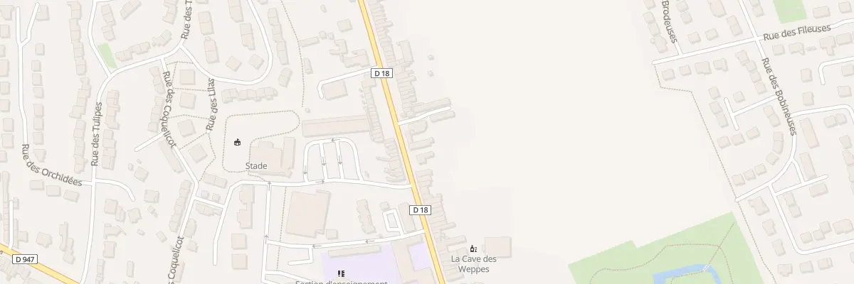Plan du 76B Rue du College à Estaires