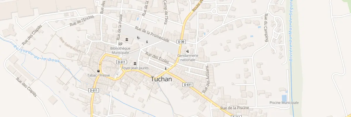 Plan du 3 Rue du Stade à Tuchan