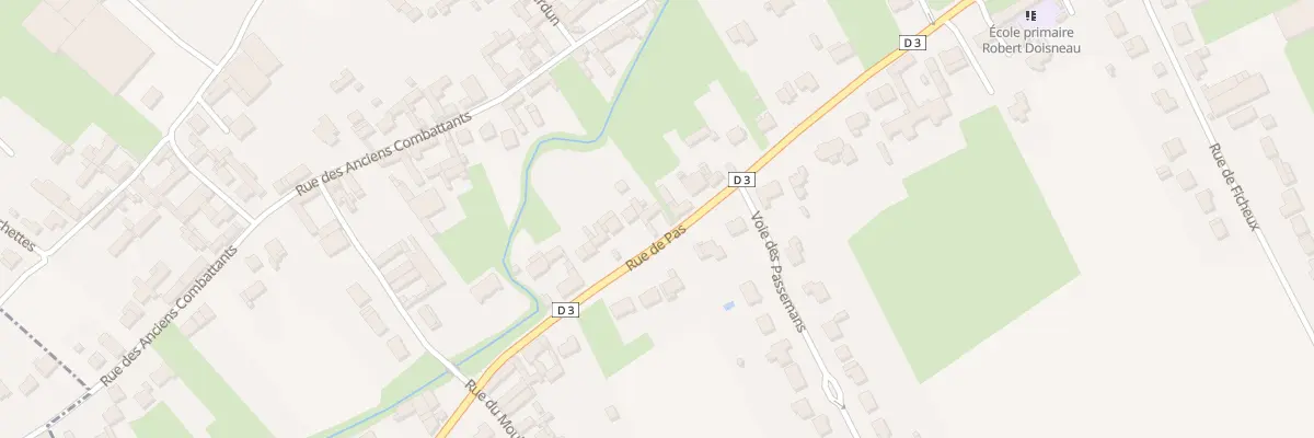 Plan du 34 Rue de Pas à Wailly