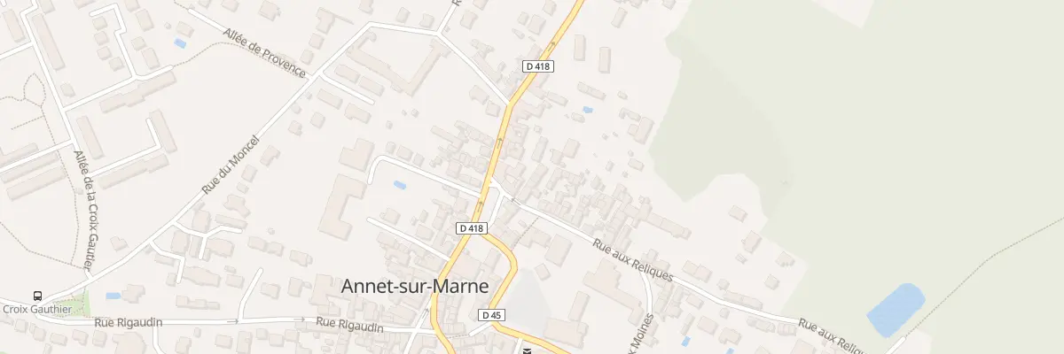 Plan du 11 Rue aux Reliques à Annet-sur-Marne
