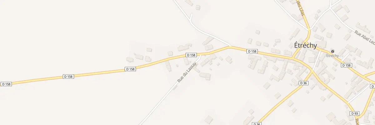 Plan du 2 Rue du Lassay à Étréchy