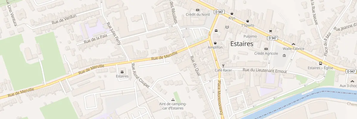 Plan du 5 Rue de Merville à Estaires