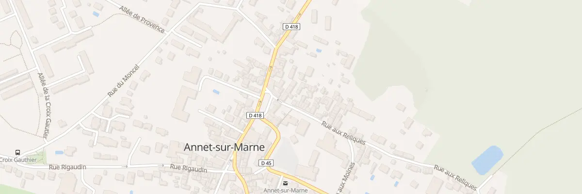 Plan du 7B Rue aux Reliques à Annet-sur-Marne