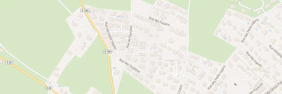 Plan du 17 Rue des Teulieres à Bozouls