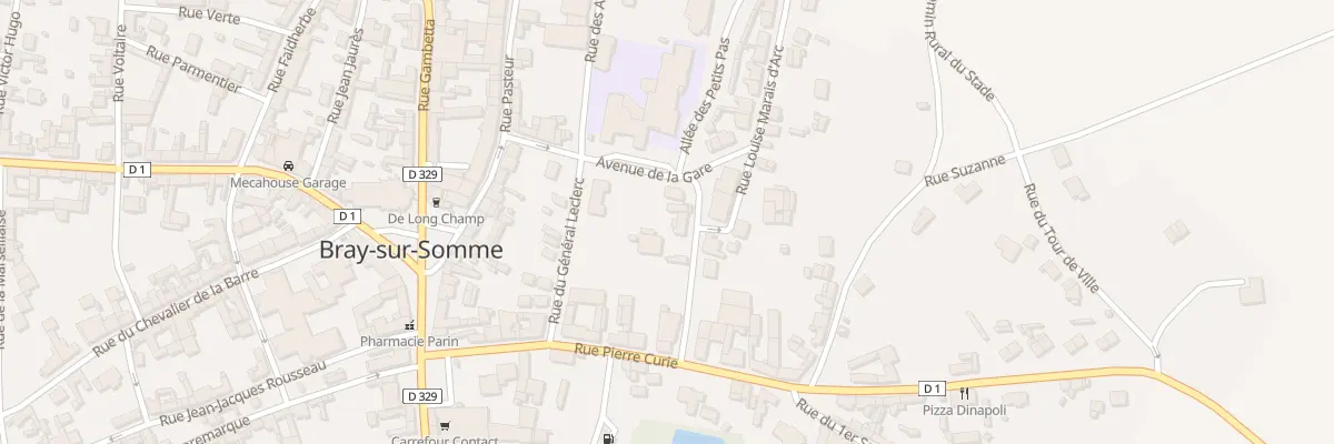 Plan du 1 Rue Louise Marais d’Arc à Bray-sur-Somme