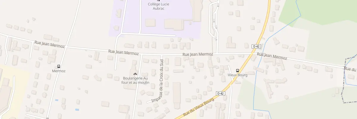 Plan du 51 Rue Jean Mermoz à Villemandeur