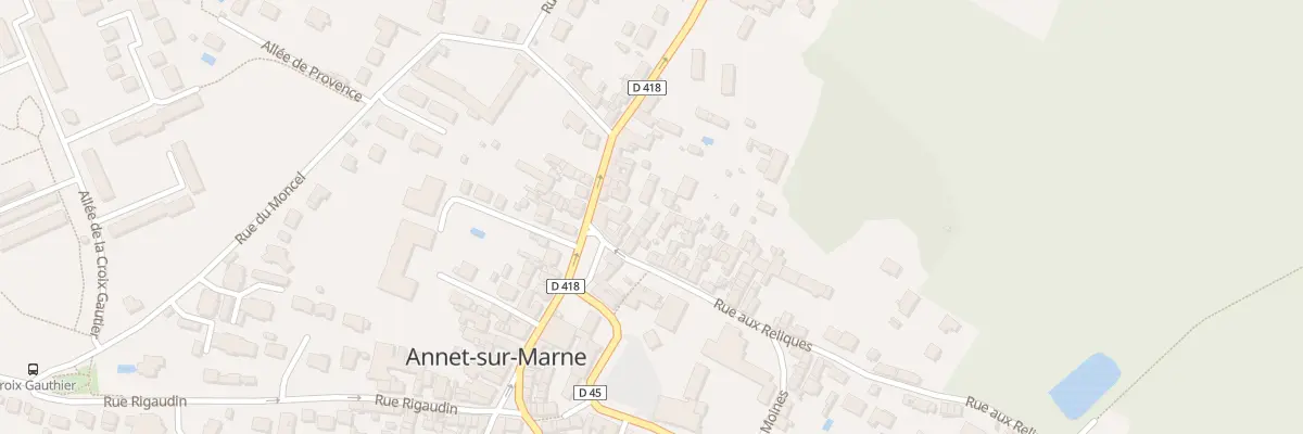 Plan du 13 Rue aux Reliques à Annet-sur-Marne