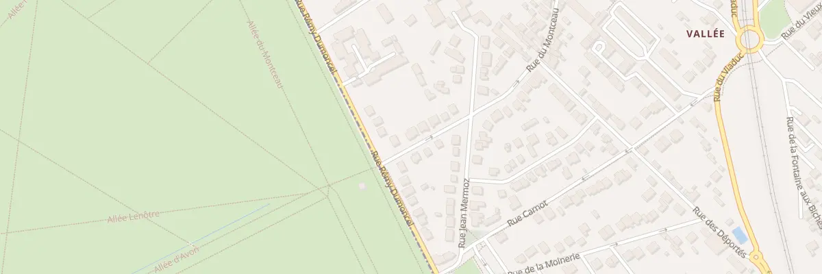 Plan du 3 Rue du Montceau à Avon