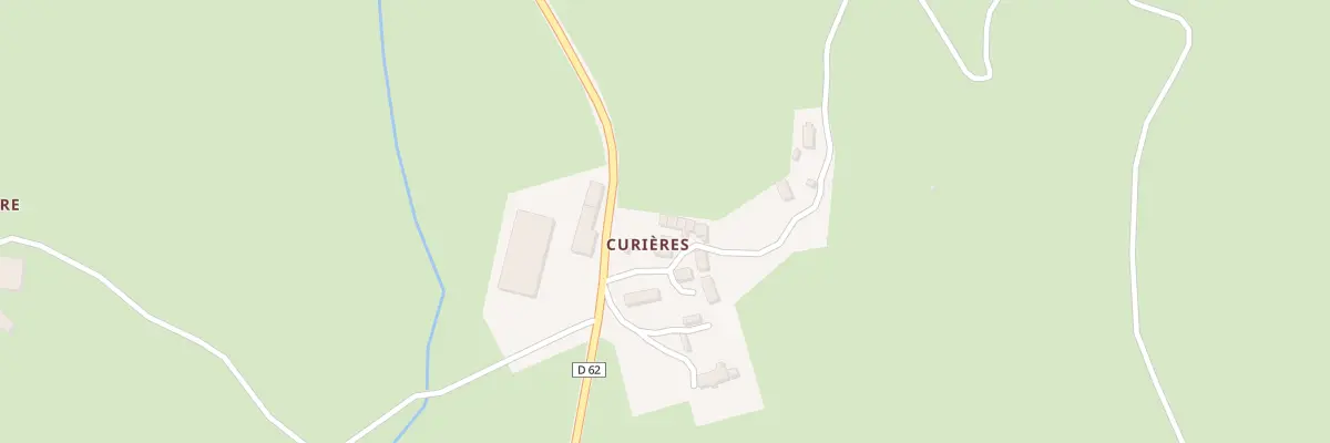 Plan du 5208 Curieres à Cheylade