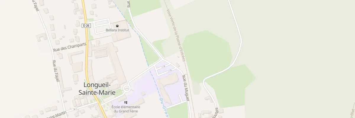 Plan du 1 Rue du Muguet à Longueil-Sainte-Marie
