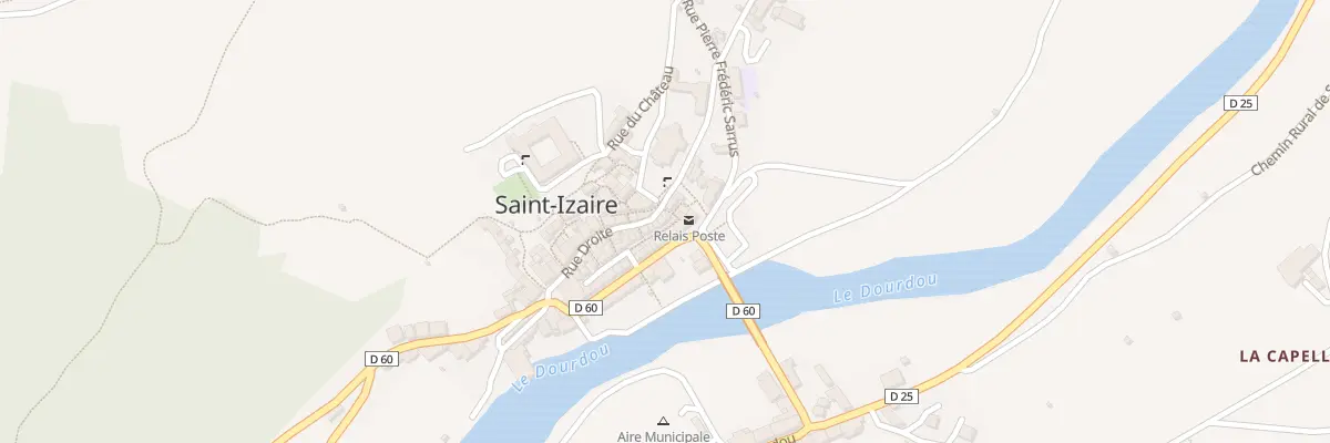 Plan du 5043 Rue Droite à Saint-Izaire