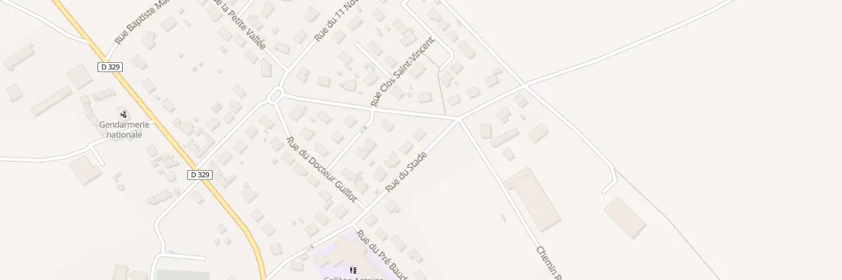 Plan du 13 Rue du Stade à Bray-sur-Somme