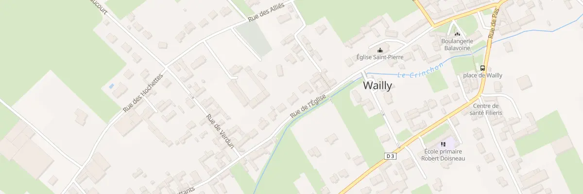 Plan du 28 Rue de l’Eglise à Wailly