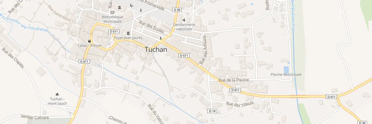 Plan du 30 Rue du Faubourg à Tuchan